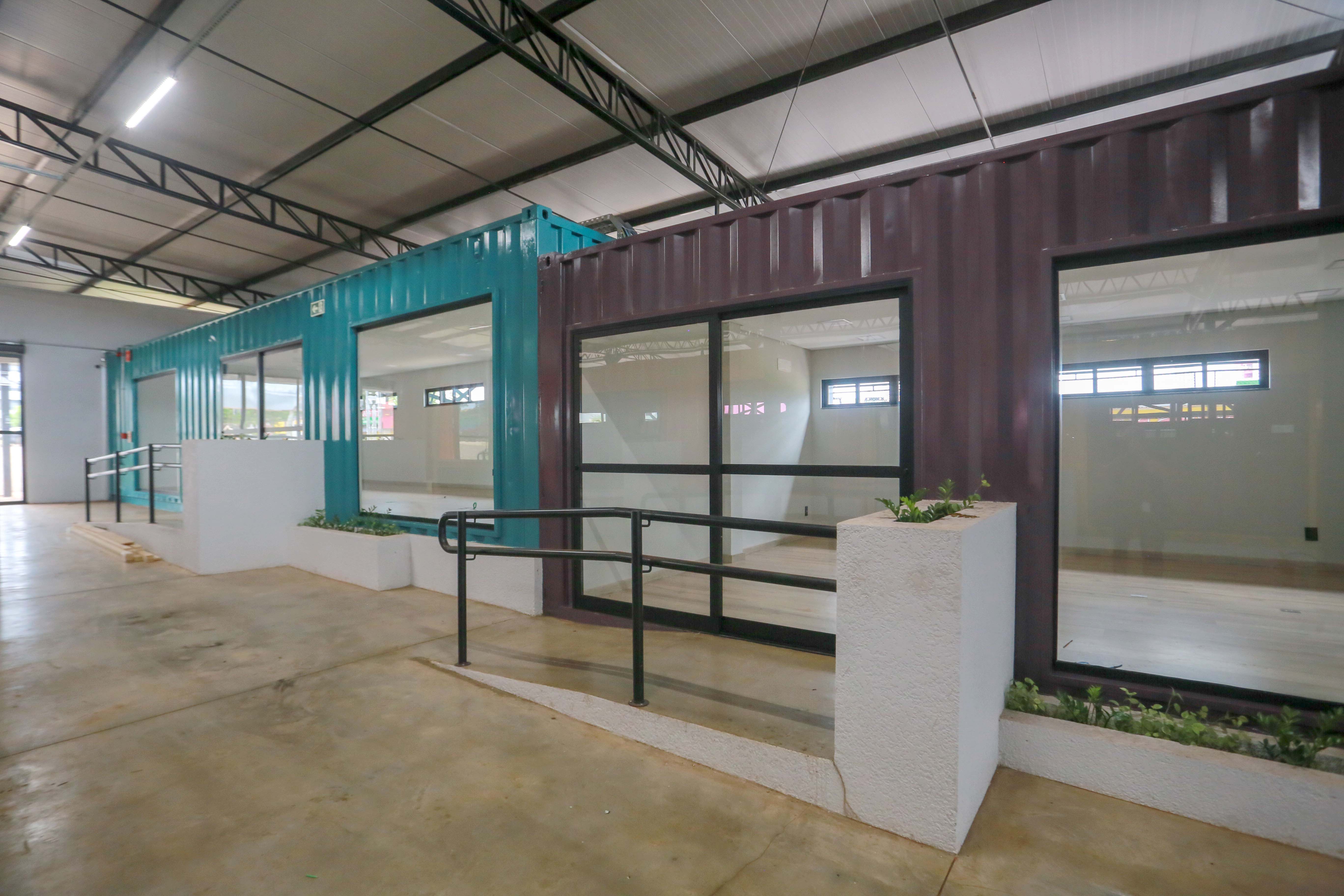 Financiada pelo Estado, obra do Centro de Inovação de Cascavel entra na reta final. Foto: Valdelino Pontes/SECID