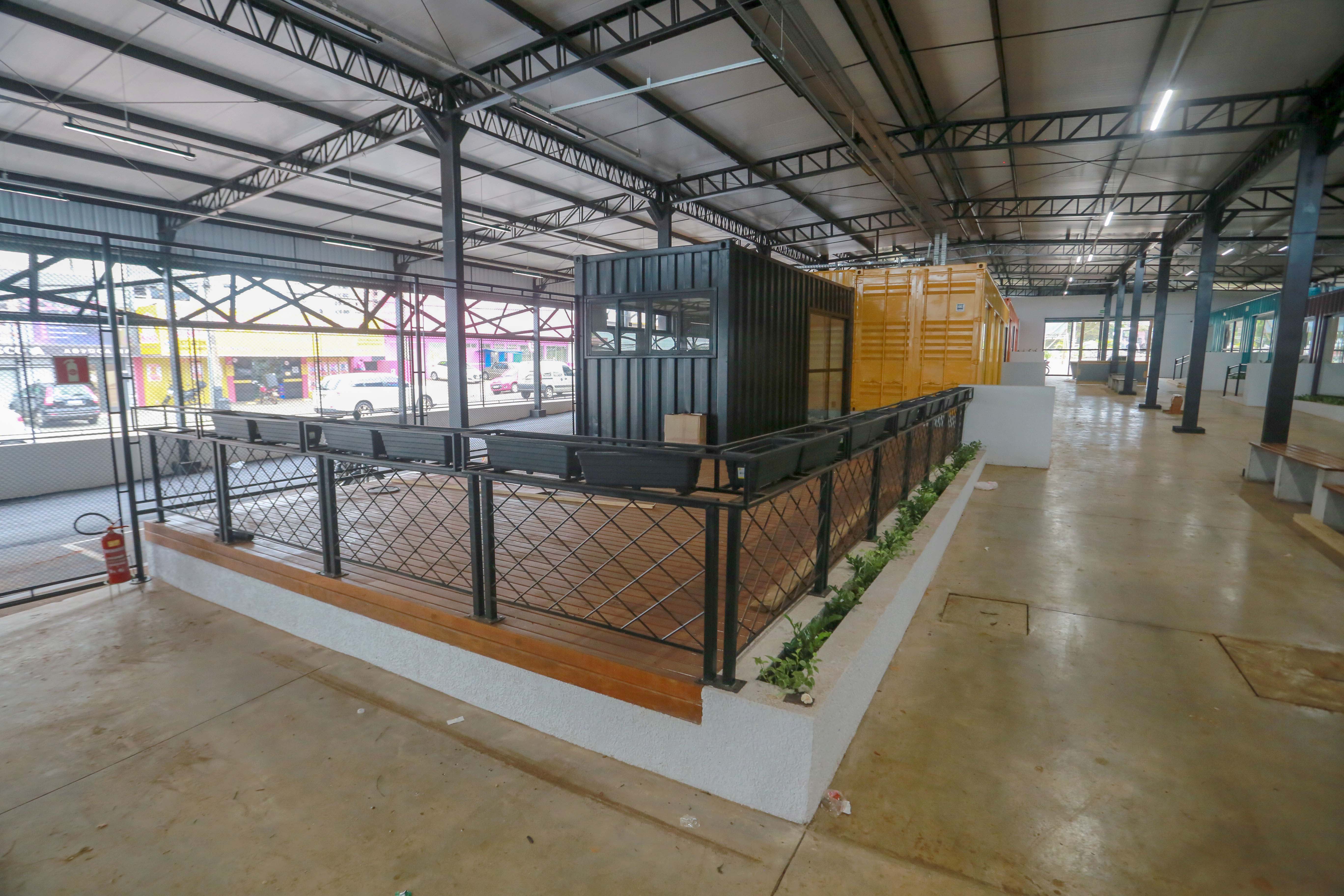 Financiada pelo Estado, obra do Centro de Inovação de Cascavel entra na reta final. Foto: Valdelino Pontes/SECID