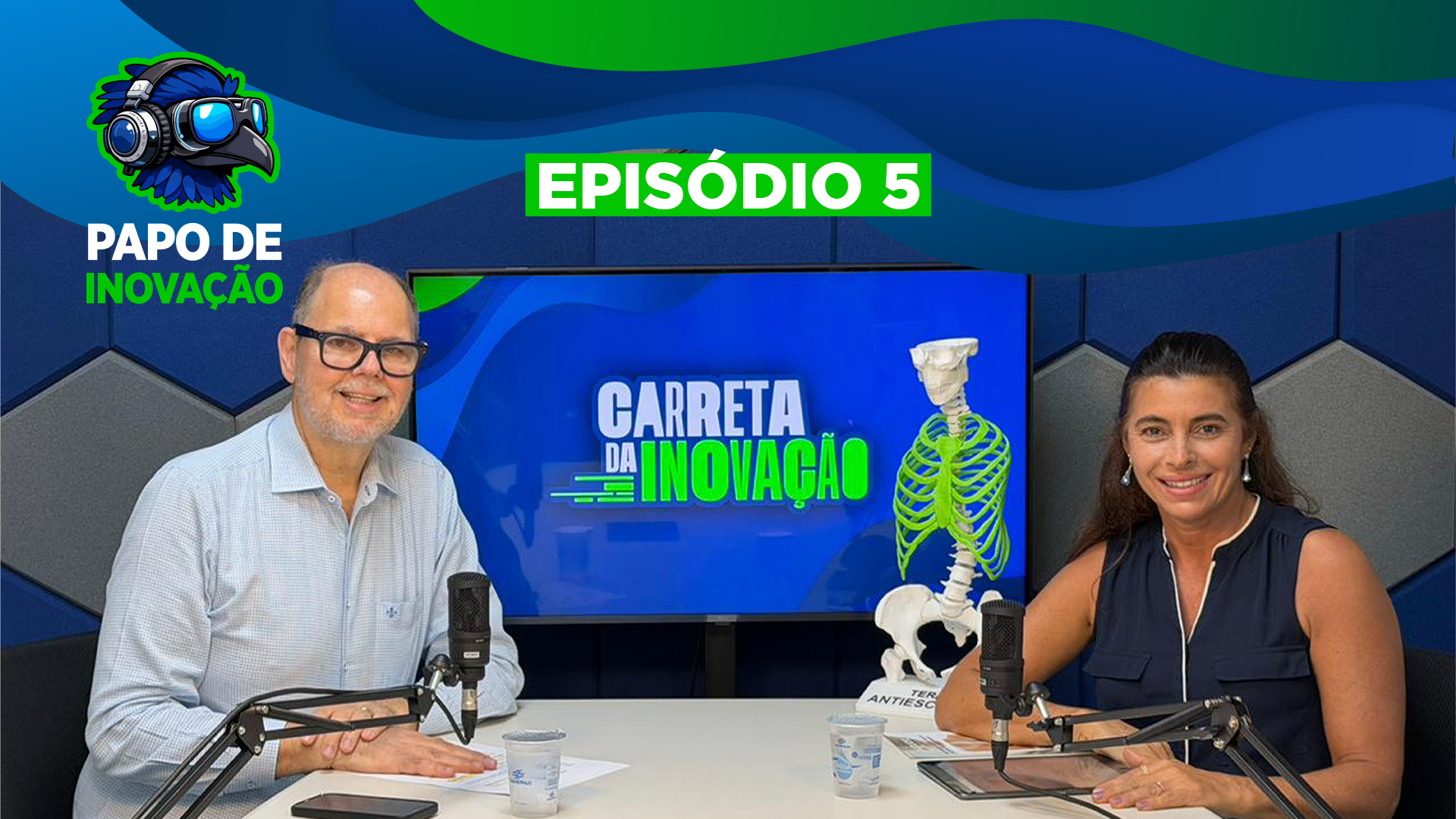 Secretaria da Inovação lança quinto episódio do podcast Papo de Inovação com foco em inovação na saúde