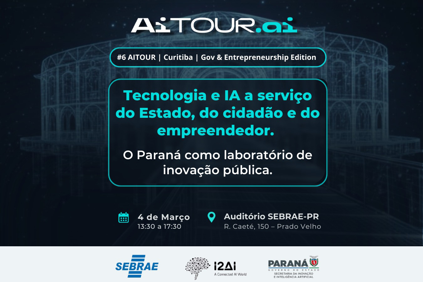 Governo Digital: Estado debate futuro da IA em evento internacional em Curitiba