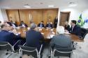 O governador Carlos Massa Ratinho Junior recepcionou nesta segunda-feira (19), no Palácio Iguaçu, uma comitiva do Centro de Desenvolvimento de Computação Avançada (C-DAC), instituição indiana que é referência em pesquisa e desenvolvimento de alta tecnologia. Foto: Geraldo Bubniak/AEN