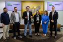 Curitiba, 25 de outubro de 2024 - Apresentação para o governador Carlos Massa Ratinho Junior do aplicativo Sou Paraná Conecta, destinado para servidores estaduais.