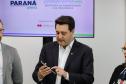 Curitiba, 25 de outubro de 2024 - Apresentação para o governador Carlos Massa Ratinho Junior do aplicativo Sou Paraná Conecta, destinado para servidores estaduais.