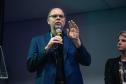 Mais de 100 pessoas participaram do encontro para discutir a futura licitação para contratação de serviços especializados de arquitetura e engenharia do espaço que será o hub de tecnologia, inovação, lazer e cultura, em Curitiba.