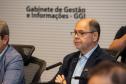 Curitiba, 12 de março de 2025 - Reunião anual ordinária do Conselho Paranaense de Ciência e Tecnologia no Gabinete de Gestão e Informação (GGI).