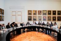 Autoridades reunidas