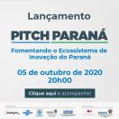 Imagem mostra a data de lançamento do Pitch Paraná 05/10/2020
