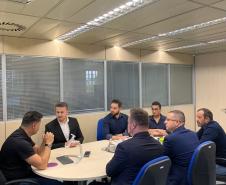 Reunião com deputado e prefeito