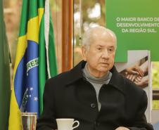 Estado e BRDE firmam parceria com Prefeitura de Pato Branco para investimentos em inovação. Foto: Roberto Dziura Jr/AEN