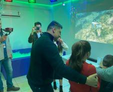 Em Carambeí, Estado inicia parceria com municípios para instalação de salas sensoriais para crianças neurodivergentes. Foto: SEI-PR