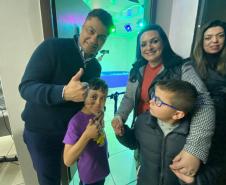 Em Carambeí, Estado inicia parceria com municípios para instalação de salas sensoriais para crianças neurodivergentes. Foto: SEI-PR