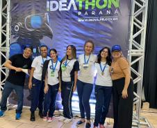 Com ideias inovadoras de estudantes, Apucarana encerra primeira etapa do Ideathon Paraná. Foto: Secretaria da Inovação