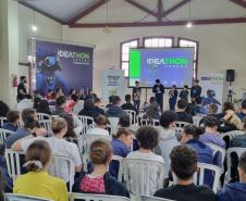 Ideathon Paraná: alunos de Ponta Grossa apresentam ideias criativas em gestão pública. Foto: Eduardo Carmona/SEI