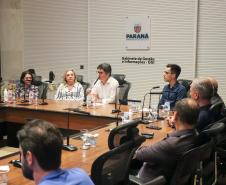 Paraná realiza primeira reunião do Comitê Intersecretarial de Mudanças Climáticas. Foto: Patryck Madeira/SEDEST