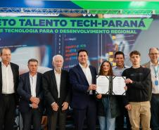 Governador Carlos Massa Ratinho Junior lança o projeto Talento Tech-PR.
