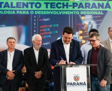 Governador Carlos Massa Ratinho Junior lança o projeto Talento Tech-PR.