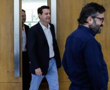 Curitiba, 25 de outubro de 2024 - Apresentação para o governador Carlos Massa Ratinho Junior do aplicativo Sou Paraná Conecta, destinado para servidores estaduais.