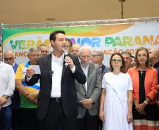 Com o céu iluminado por mais de 600 drones, o Governo do Estado deu o pontapé inicial para a maior edição da história do Verão Maior Paraná. A cerimônia de lançamento, que aconteceu nesta quarta-feira (27), contou com a presença do governador Carlos Massa Ratinho Junior.