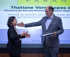Prêmio homenageou personalidades que contribuíram para a Inovação do Paraná.