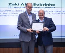 Prêmio homenageou personalidades que contribuíram para a Inovação do Paraná.