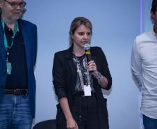 Mais de 100 pessoas participaram do encontro para discutir a futura licitação para contratação de serviços especializados de arquitetura e engenharia do espaço que será o hub de tecnologia, inovação, lazer e cultura, em Curitiba.
