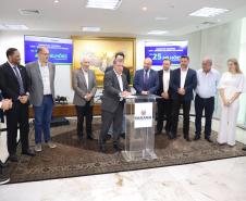 O governador Carlos Massa Ratinho Junior assinou nesta segunda-feira (02) o convênio entre o Governo do Estado e a Universidade Federal do Paraná (UFPR) para construção da sede própria da instituição em Jandaia do Sul, no Vale do Ivaí.