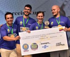 Equipe campeã foi a Softpar, que criou um sistema para gerenciar os documentos ambientais/licenças ambientais. Vencedores ganharam imersão em um dos maiores ecossistemas de fintechs da América Latina.