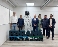 Secretário da Inovação recebe, na SEIA, prefeito e autoridades de Centenário do Sul