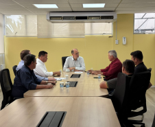 Secretário da Inovação recebe prefeito de Faxinal