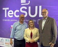 Secretário Alex Canziani participa da TecSul e apresenta iniciativas de inovação da SEIA