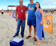 Estado instala equipamento de internet via satélite no Verão Maior Paraná