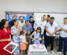 Menina conhece impressora 3D da Carreta da Inovação e recebe prótese de mão desenvolvida pelo Estado Foto: Prefeitura de Mamborê