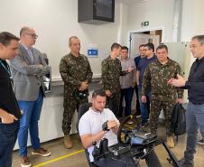 Estado recebe comitiva do Exército para conhecer hub de IA e cibersegurança