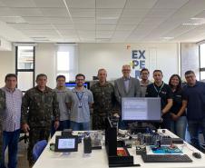 Estado recebe comitiva do Exército para conhecer hub de IA e cibersegurança