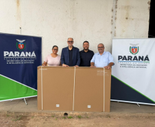 SEIA entrega 80 telas interativas para 13 municípios com o Plano Paraná Mais Cidades
