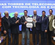 Governador anuncia parceria de R$192 milhões com a Vivo para ampliar cobertura de telefonia e internet