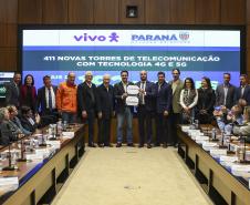 Governador anuncia parceria de R$192 milhões com a Vivo para ampliar cobertura de telefonia e internet
