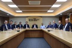 O grupo Tata Consultancy Services (TCS) anunciou nesta segunda-feira (15) a expansão da operação em Londrina, no Norte do Paraná, com ampliação de seu Delivery Center. O anúncio foi feito em Mumbai, onde o governador Carlos Massa Ratinho Junior foi recebido pelo CEO da TCS, Krithi Krithivasan, e executivos da companhia em missão oficial do Governo do Paraná à Índia. Foto: Jonathan Campos/Secom