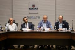 Curitiba, 12 de março de 2025 - Reunião anual ordinária do Conselho Paranaense de Ciência e Tecnologia no Gabinete de Gestão e Informação (GGI).