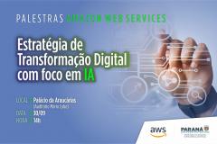 Estado fará palestras com a Amazon para capacitação de servidores em IA