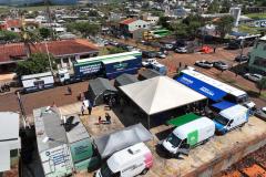 Carreta da Inovação atua como escritório de reconstrução em Rio Bonito do Iguaçu