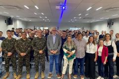 Estado recebe comitiva do Exército para conhecer hub de IA e cibersegurança