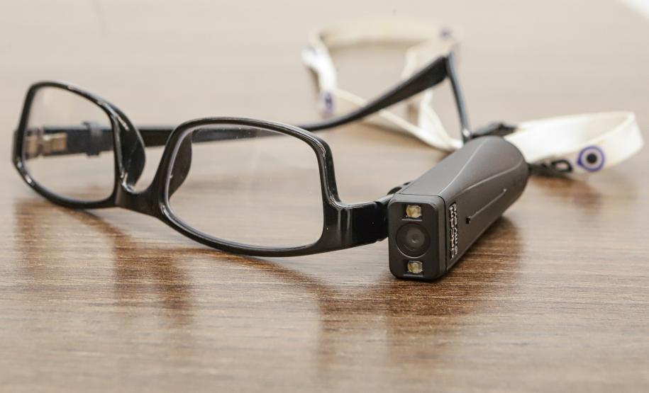 O Governo do Paraná, por meio da Secretaria de Inovação, Modernização e Transformação Digital, adquiriu equipamentos para deficientes visuais. Foto: Roberto Dziura Jr/AEN