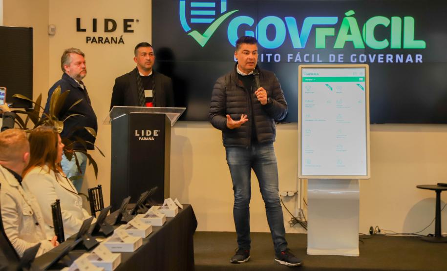 Secretaria de inovação apresenta e entrega chaves do govfacil-app de gestão para secretarias do estado. Fotos:Ari Dias/AEN