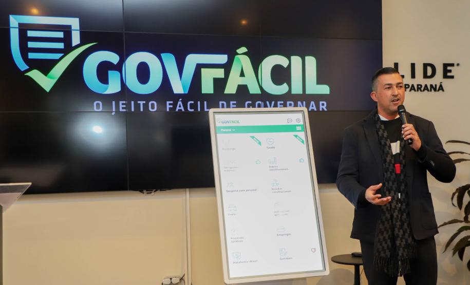 Secretaria de inovação apresenta e entrega chaves do govfacil-app de gestão para secretarias do estado. Fotos:Ari Dias/AEN