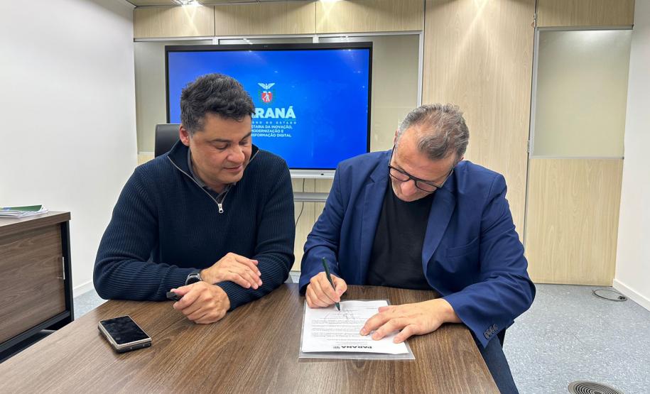 Parceria do Estado e companhia de Londrina vai modernizar serviços públicos. Foto: SEI-PR