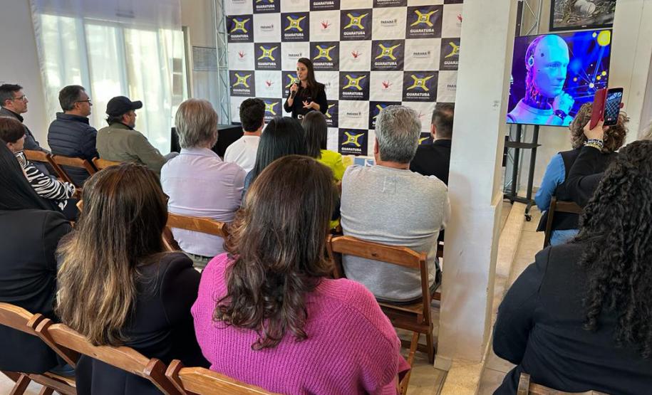 Guará 3.0: Governo apresenta Agência de Inovação para comunidade de Guaratuba. Foto: SEI-PR