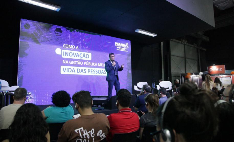 Paraná apresenta projetos de inovação no maior evento de tecnologia da América Latina. Foto: Daniel Malucelli/SEI-PR