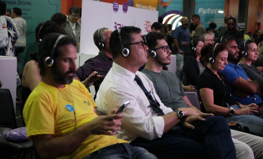 Paraná apresenta projetos de inovação no maior evento de tecnologia da América Latina. Foto: Daniel Malucelli/SEI-PR