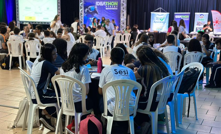 Com ideias inovadoras de estudantes, Apucarana encerra primeira etapa do Ideathon Paraná. Foto: Secretaria da Inovação